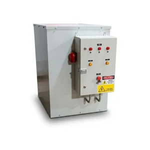 Tablero control temperatura instalado en transformador
